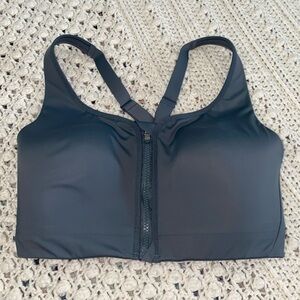 Athleta high impact sports bra Slate Grey